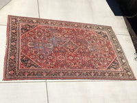 10'10 x 17'3 Oversize 1930s Mahal Rug / Large 11x17 vintage rug - Blue Parakeet Rugs