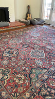 10’4 x 13’7 Antique Persian Mahal #2310ML / 10x14 Mahal - Blue Parakeet Rugs