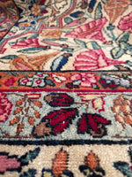 9'9 x 14'9 Antique Persian Kerman rug #910 / 10x15 Persian rug - Blue Parakeet Rugs