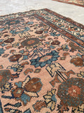 2'9 x 4' Antique 1920s Persian Malayer rug #1892 / 3x4 Vintage Rug - Blue Parakeet Rugs