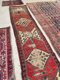 2' x 10'3 Antique Caucasus Talish Runner #1901 / 2x10 Vintage Runner - Blue Parakeet Rugs