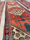2' x 10'3 Antique Caucasus Talish Runner #1901 / 2x10 Vintage Runner - Blue Parakeet Rugs