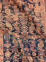 4'7 x 11' Antique Worn gallery size rug #1902 / 5x11 Vintage rug - Blue Parakeet Rugs