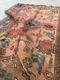 3'4 x 5' Antique Persian Malayer - Blue Parakeet Rugs
