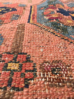 3'4 x 5' Antique Persian Malayer - Blue Parakeet Rugs