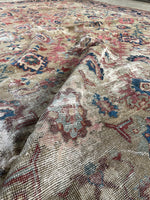 9'4 x 12' Loveworn Antique Persian Mahal #2690