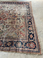 9'4 x 12' Loveworn Antique Persian Mahal #2690