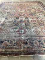 Large vintage Persian Mahal rug