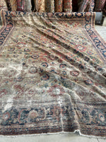 9'4 x 12' Loveworn Antique Persian Mahal #2690