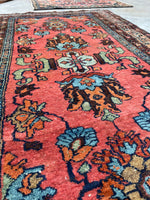 3’ x 5' Antique Persian Malayer rug #2540 / 3x5 vintage rug - Blue Parakeet Rugs
