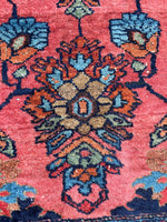 3’ x 5' Antique Persian Malayer rug #2540 / 3x5 vintage rug - Blue Parakeet Rugs