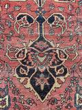 4'3 x 6'3 Antique Persian Ferahan Sarouk rug #2051ML / 4x6 Vintage Rug - Blue Parakeet Rugs