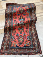 3’ x 5' Antique Persian Malayer rug #2540 / 3x5 vintage rug - Blue Parakeet Rugs