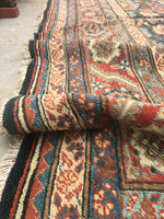 14'10 x 17'8 Antique tribal Persian Bakshayesh Legacy rug / 15x18 rug / Oversize Antique Rug - Blue Parakeet Rugs