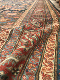 14'10 x 17'8 Antique tribal Persian Bakshayesh Legacy rug / 15x18 rug / Oversize Antique Rug - Blue Parakeet Rugs
