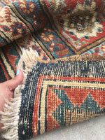 14'10 x 17'8 Antique tribal Persian Bakshayesh Legacy rug / 15x18 rug / Oversize Antique Rug - Blue Parakeet Rugs