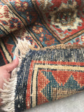 14'10 x 17'8 Antique tribal Persian Bakshayesh Legacy rug / 15x18 rug / Oversize Antique Rug - Blue Parakeet Rugs