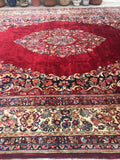 15 x 18 Antique Oversize full pile rug - Blue Parakeet Rugs