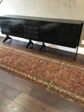 3'3 x 17' Antique Persian Runner - Blue Parakeet Rugs