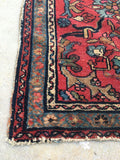 2'1 x 2'8 antique Persian Lilihan rug (#848ml) - Blue Parakeet Rugs