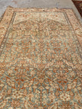 6'2 x 11' Antique Persian Mahal rug #1904ML / 6x11 Vintage Rug - Blue Parakeet Rugs