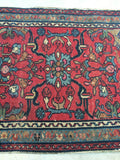 2'1 x 2'8 antique Persian Lilihan rug (#848ml) - Blue Parakeet Rugs