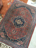 3x4 Antique Persian Bidjar Rug (#850ml) - Blue Parakeet Rugs