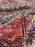 5'2 x 10'5 Worn Antique Kurdish rug #670ML / 5x11 Vintage Rug - Blue Parakeet Rugs