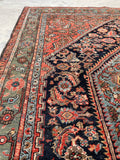 4’3 x 6’4 Antique tribal with medallion rug #1906 / 4x6 Vintage rug - Blue Parakeet Rugs