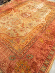 10' x 12'6 Mid 19th Century Turkish Rug - Blue Parakeet Rugs