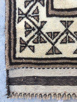 3'4 x 4'8 Vintage Persian Gabbeh Rug (#513) - Blue Parakeet Rugs
