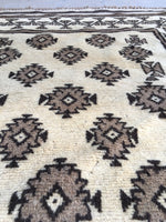 3'4 x 4'8 Vintage Persian Gabbeh Rug (#513) - Blue Parakeet Rugs