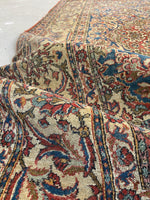 4'5 x 6'10 Antique Persian Esfahan Rug #886ML