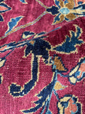 8'6 x 12'2 Antique Persian Scarlet Wine Rug #2711 / Large Persian Rug - Blue Parakeet Rugs