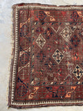 3' x 3'9 Antique Square Baluchi Rug #1179