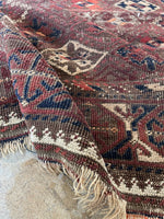 3' x 3'9 Antique Square Baluchi Rug #1179