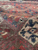 3' x 3'9 Antique Square Baluchi Rug #1179