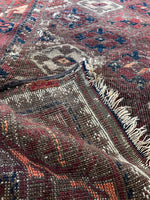 3' x 3'9 Antique Square Baluchi Rug #1179