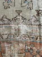 12'10 x 13'7 Worn 19th Century Persian Rug #2640ML