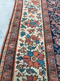 4'2 x 6'4 Antique Village rug #1042ML - Blue Parakeet Rugs