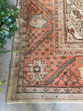 12'10 x 13'7 Worn 19th Century Persian Rug #2640ML