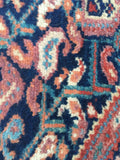 4'2 x 6'4 Antique Village rug #1042ML - Blue Parakeet Rugs