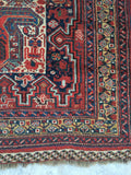 6 x 9'2 Antique Paisley Persian Afshar Rug (#1043ML) - Blue Parakeet Rugs