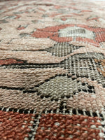 9'2 x 11' Antique Love Worn Persian rug #2692 / Large Vintage Rug - Blue Parakeet Rugs
