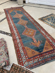 3'6 x 11' Antique Persian Runner #2882