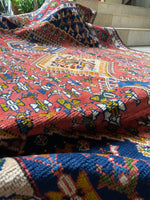 5'9 x 8' Vintage Persian Shiraz rug #2750ML / Large Vintage Rug - Blue Parakeet Rugs