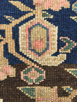 3'6 x 6'4 antique Kurdish rug - Blue Parakeet Rugs
