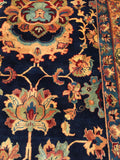 12x18 Vintage and royal Oversize Persian Tabriz rug / oversize vintage rug #1050 - Blue Parakeet Rugs