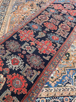 3'6 x 16'2 Antique Tribal Runner #2067 / 4x16 Vintage Runner - Blue Parakeet Rugs
