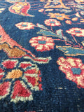 10'2 x 11'8 Antique early 1900s rug #711 - Blue Parakeet Rugs